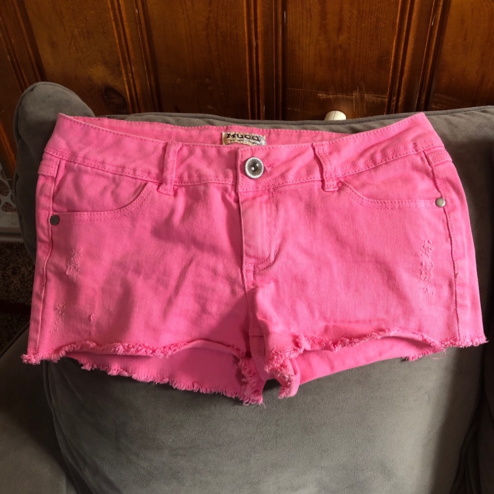 Mudd distressed denim shorts Sz 7
